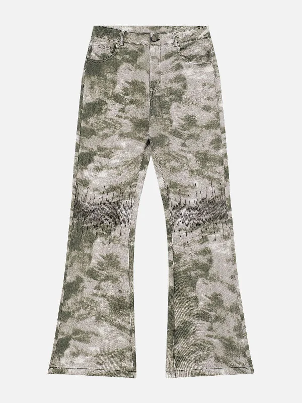 Aelfric Eden Camouflage Embroidery Jeans