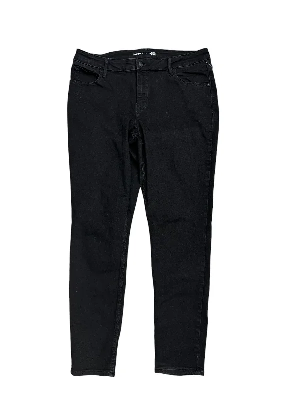 Jeans Straight By Old Navy In Black, Size: 16