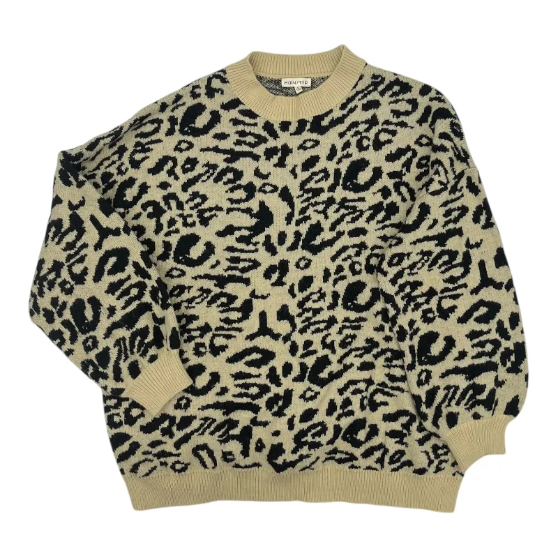 Sweater By Main Strip In Leopard Print, Size:L