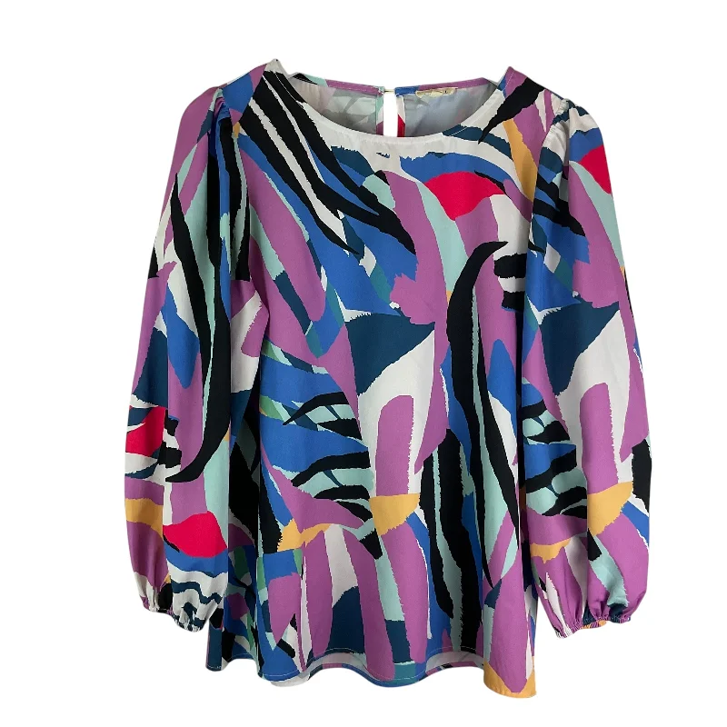 Top Long Sleeve By Jodifl In Multi-colored, Size: M