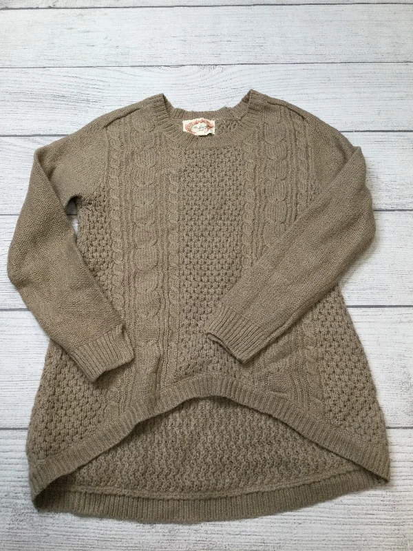 Sweater By Ambience In Tan, Size: S