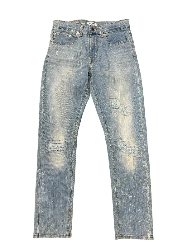 Jeans Skinny By Levis In Blue Denim, Size: 16