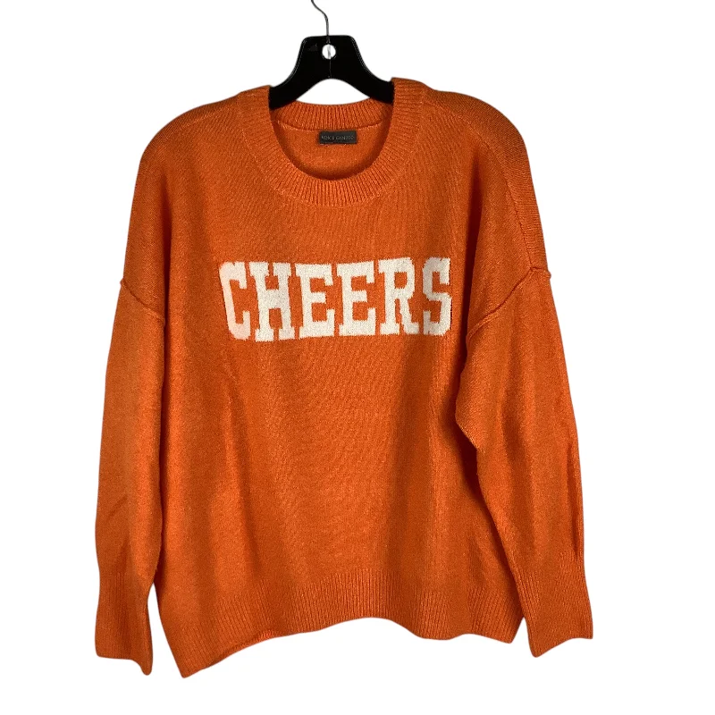 Sweater By Vince Camuto In Orange, Size: M