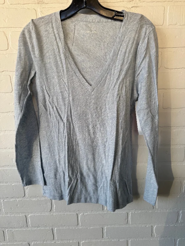 Top Long Sleeve Basic By J. Crew In Blue, Size: S