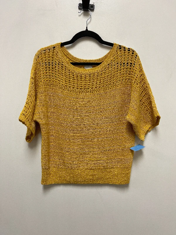 Sweater By Chicos In Yellow, Size: S