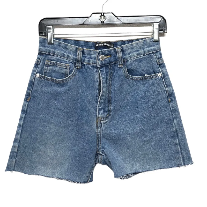 Blue Denim Shorts Pretty Little Thing, Size 2