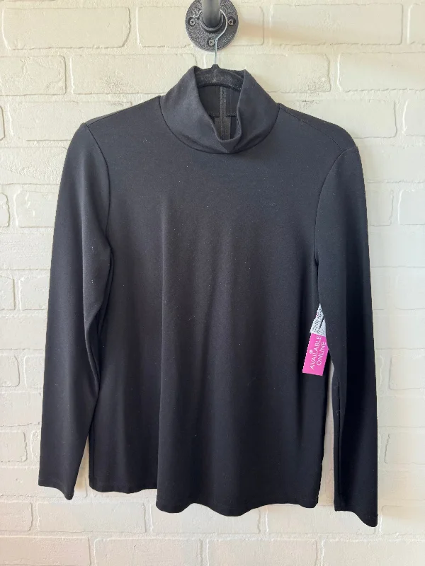 Top Long Sleeve By Cabi In Black, Size: M