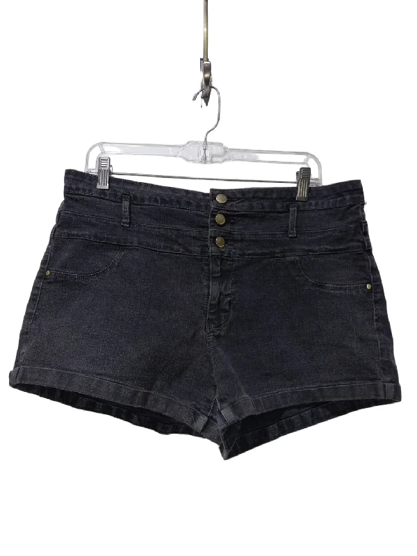 Black Denim Shorts Refuge, Size L