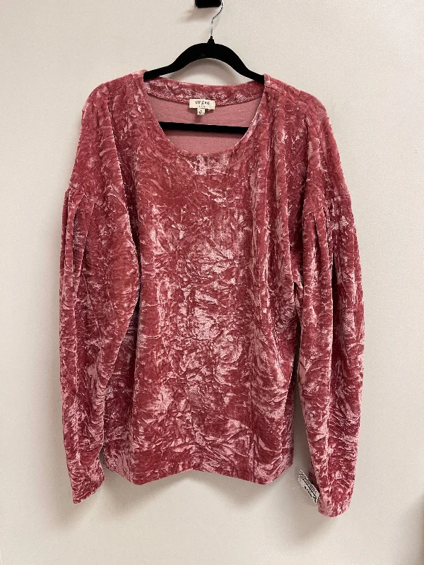 Sweater By Umgee In Pink, Size: L