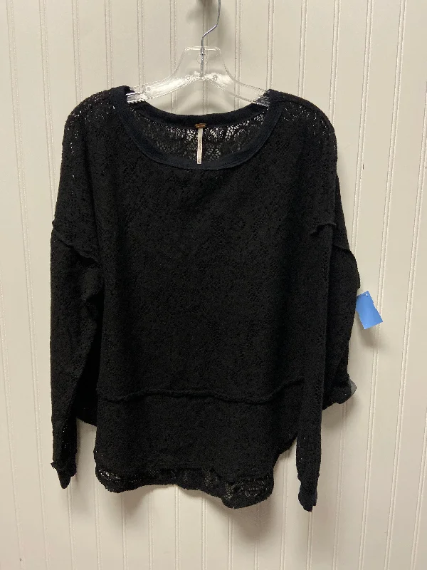 Sweater By Free People In Black, Size: Xs