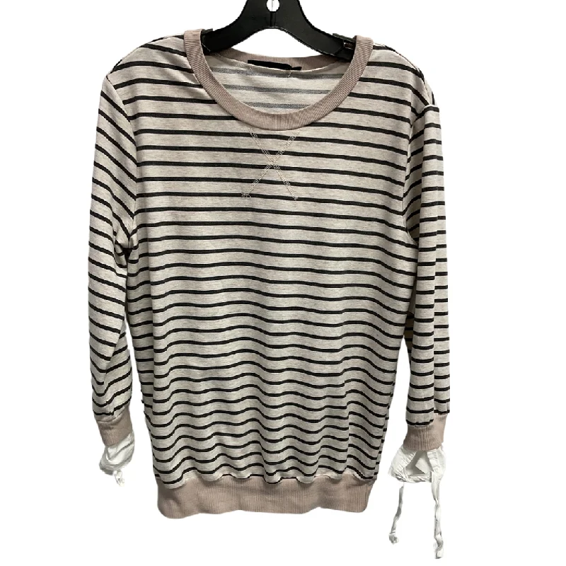 Top Long Sleeve By Doe & Rae In Tan, Size: S