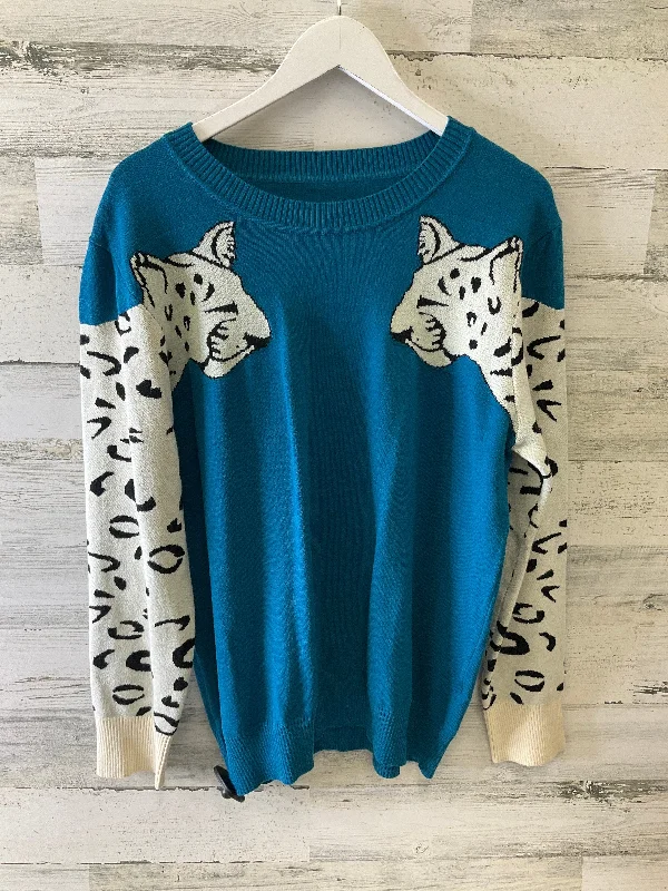 Sweater By Cme In Blue, Size: Xl