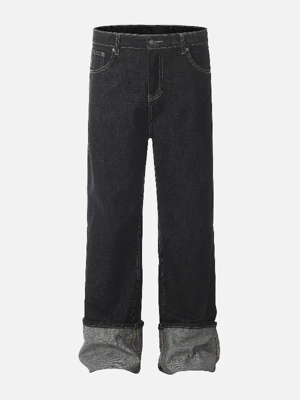 Aelfric Eden Rolled Hem Foot Mouth Jeans