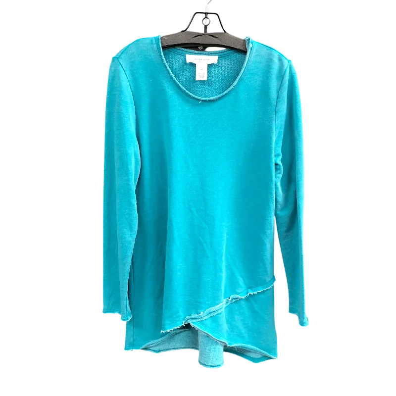 Top Long Sleeve By Workshop In Teal, Size: M