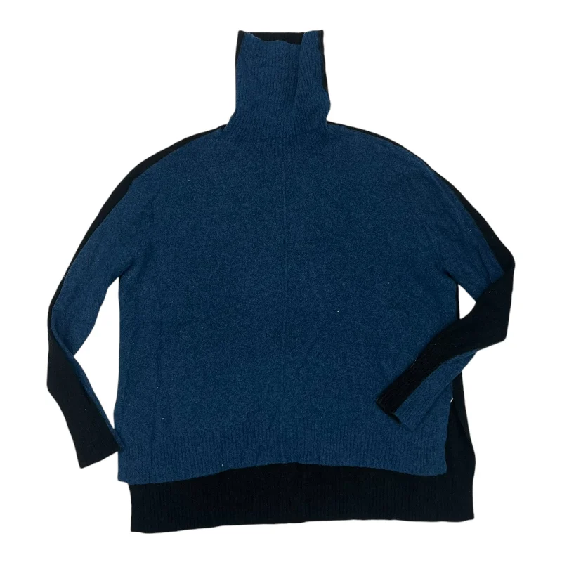 Sweater By Athleta In Black & Blue, Size:L