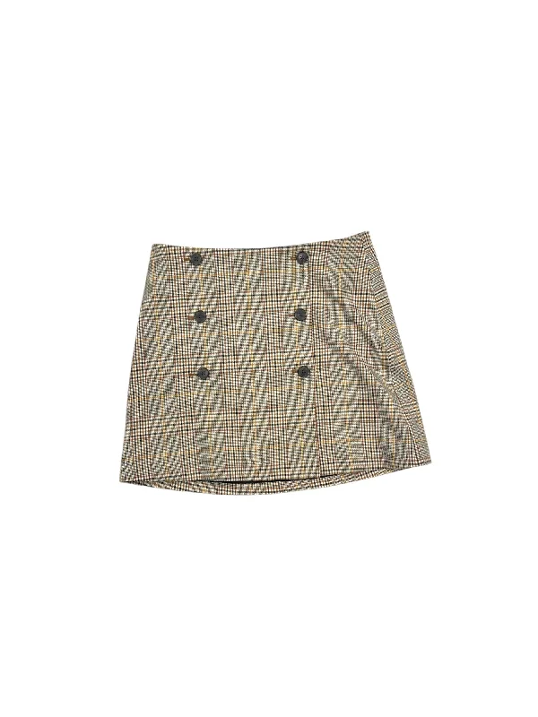 Skirt Midi By Gap In Plaid Pattern, Size: 12l