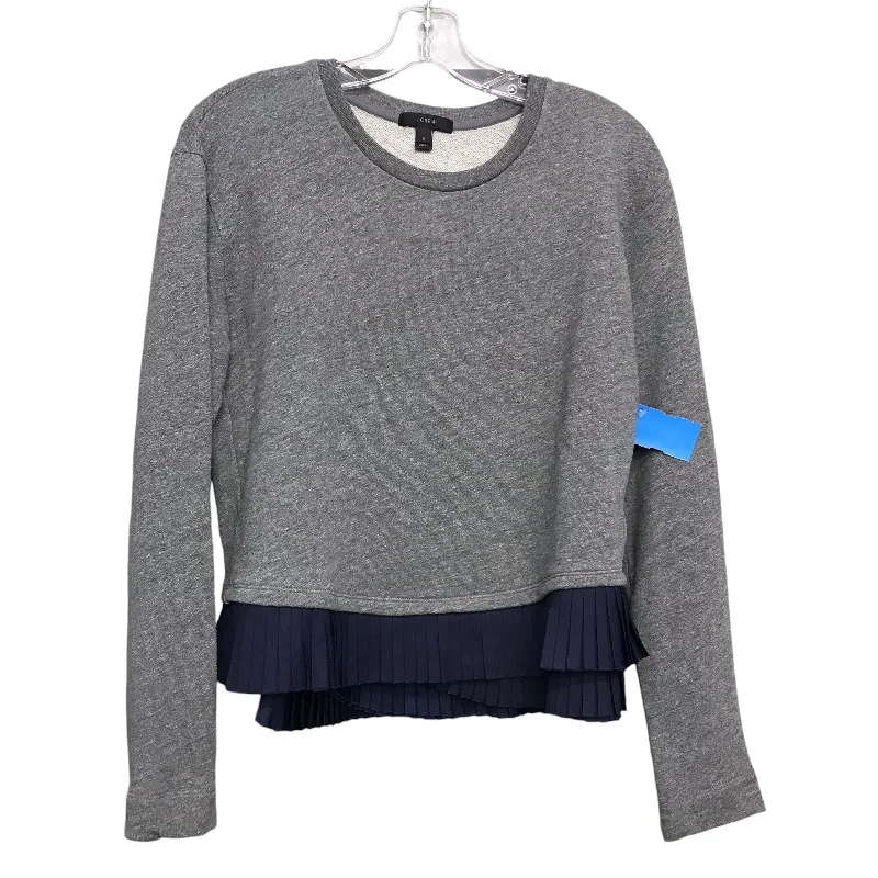 Top Ls By J. Crew In Grey, Size:S