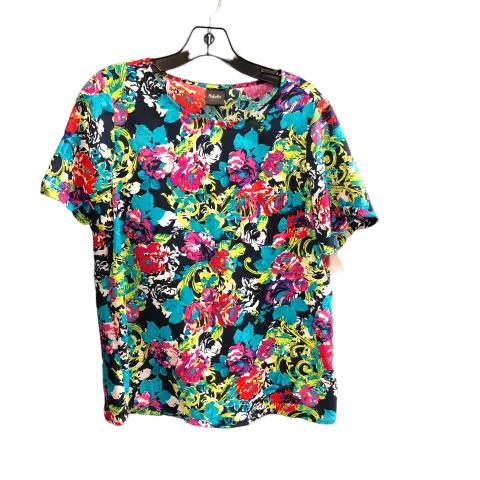 Multi-colored Top Short Sleeve Rafaella, Size M