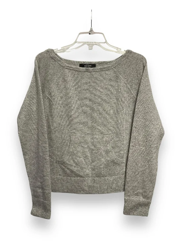 Sweater Cashmere By Express In Grey, Size: L