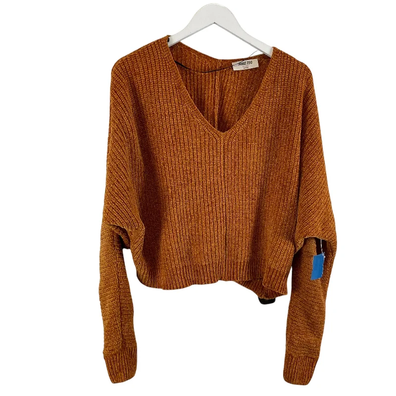 Sweater By Double Zero In Orange, Size: S