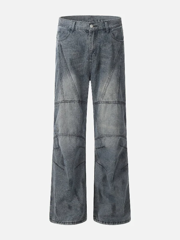 Aelfric Eden Deconstructive Design Washed Jeans