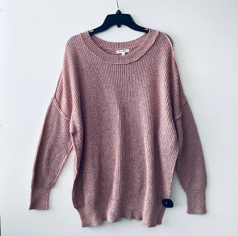 Sweater By Blu Pepper In Pink, Size: L