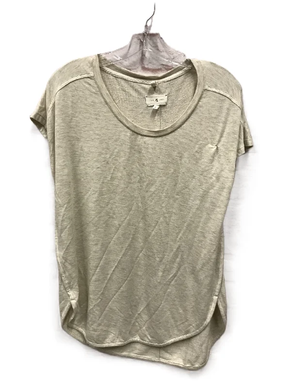 Cream & Grey Top Short Sleeve By Lou And Grey, Size: S