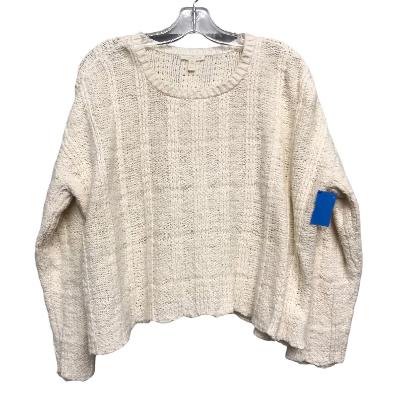 Sweater By Eileen Fisher In Cream, Size:Mp