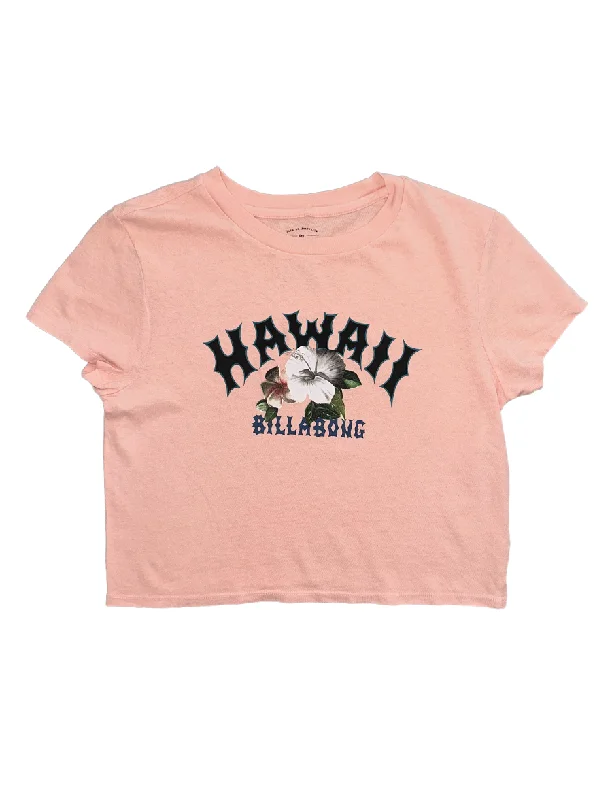 BILLABONG KAMEA HAWAII WOMENS TEES - PINK