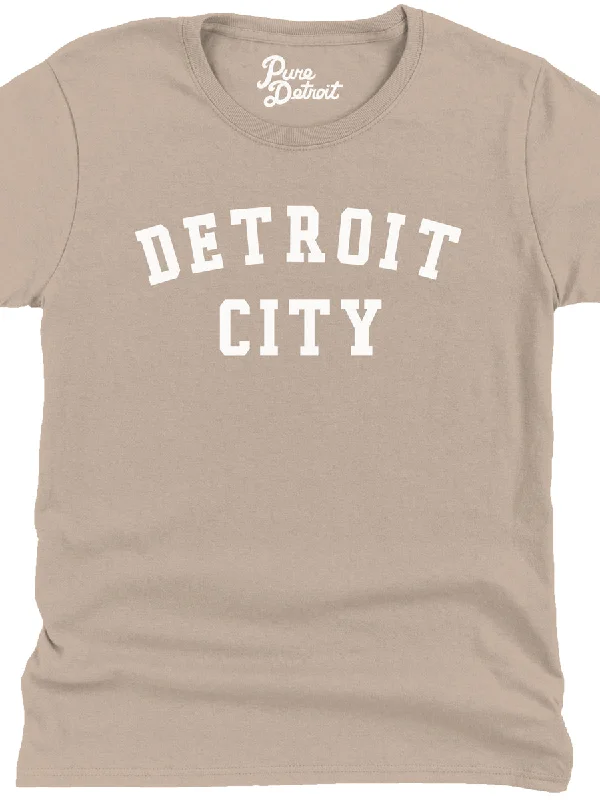 Detroit City Women's Premium Relaxed T-Shirt - White / Stone