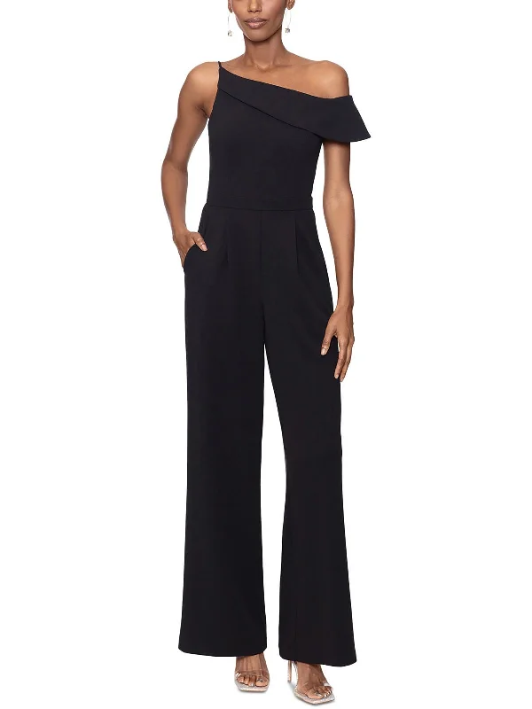 Womens Knit Straight Leg Jumpsuit