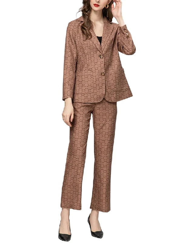 BURRYCO 2pc Blazer & Pant Set