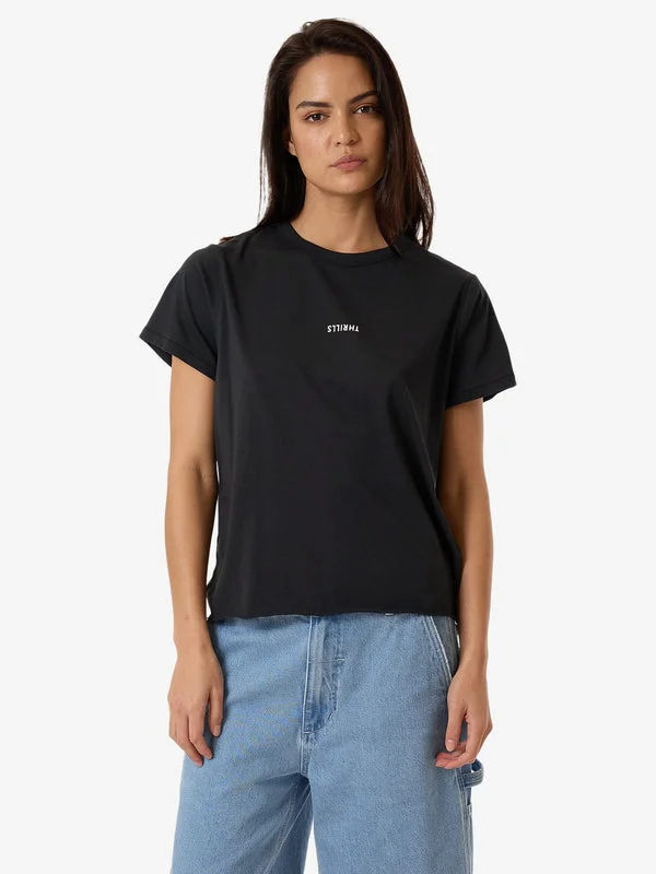 THRILLS Minimal Thrills Relaxed Tee - FADED BLACK