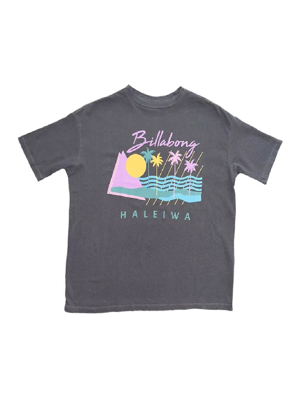 BILLABONG 80S BEACH HALEIWA WOMENS TEE - BLACK