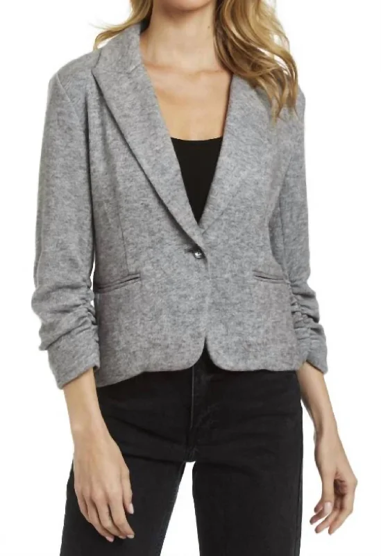 Suzie Blazer In Heather Grey