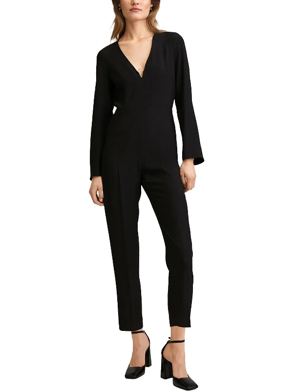 Womens O-Ring Long Sleeves Jumpsuit