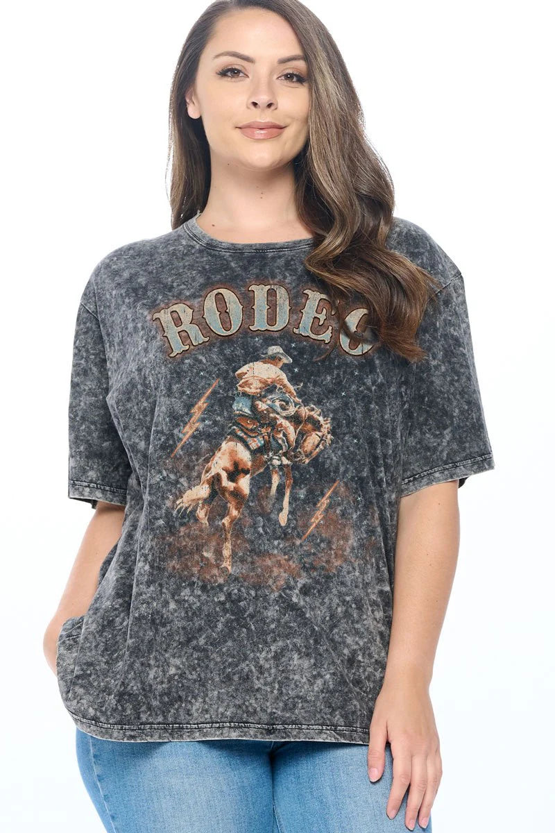 Zutter Rodeo Vintage Curvy Tee