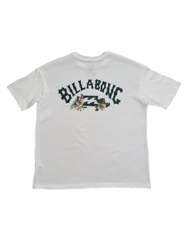 BILLABONG KAMEA LAZARUS ARCH OVERSIZED WOMENS TEE - WHITE