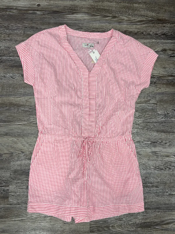 Romper By Vineyard Vines In Pink & White, Size: Xs