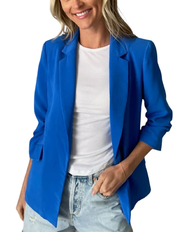 Cameron Blazer In Cobalt Blue