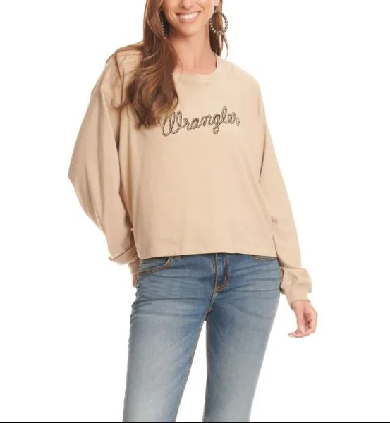 Wrangler Logo Crop Tee