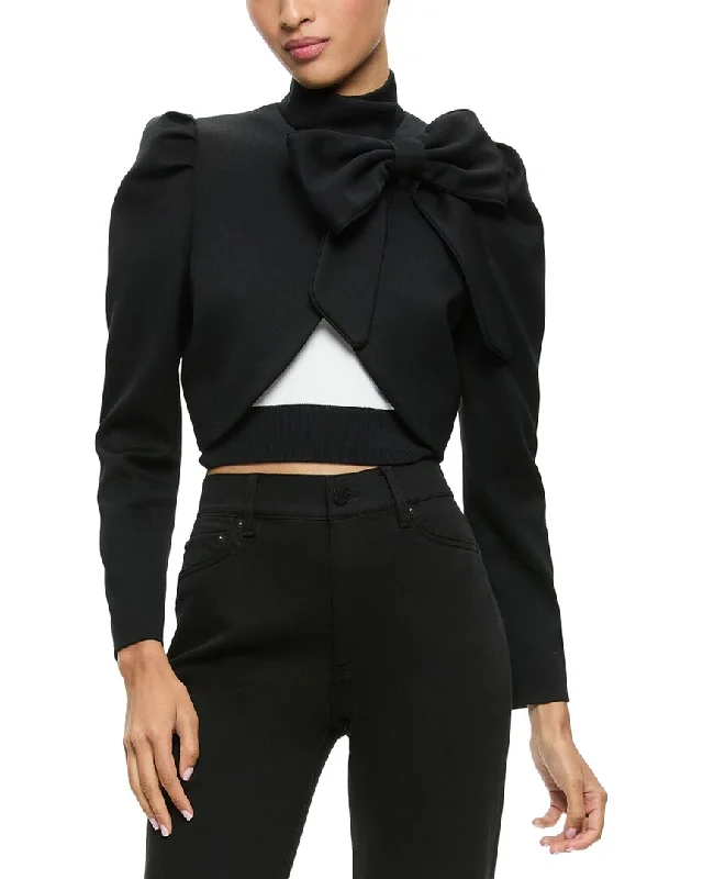 alice + olivia Addison Bow Jacket