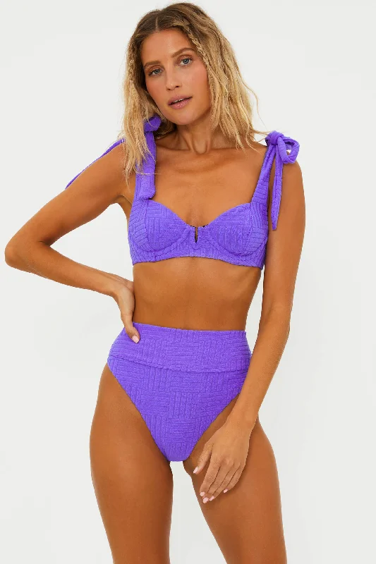 Blair Top Ultra Violet Terry