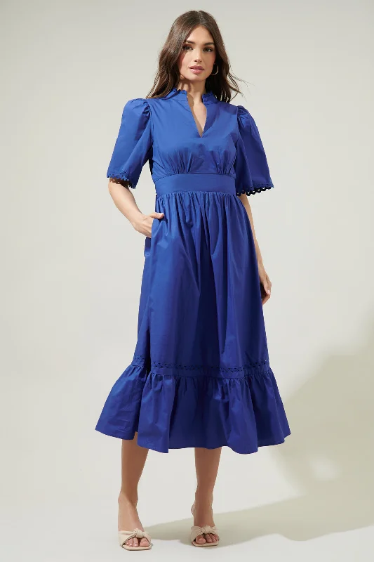 Camden Poplin Midi Dress